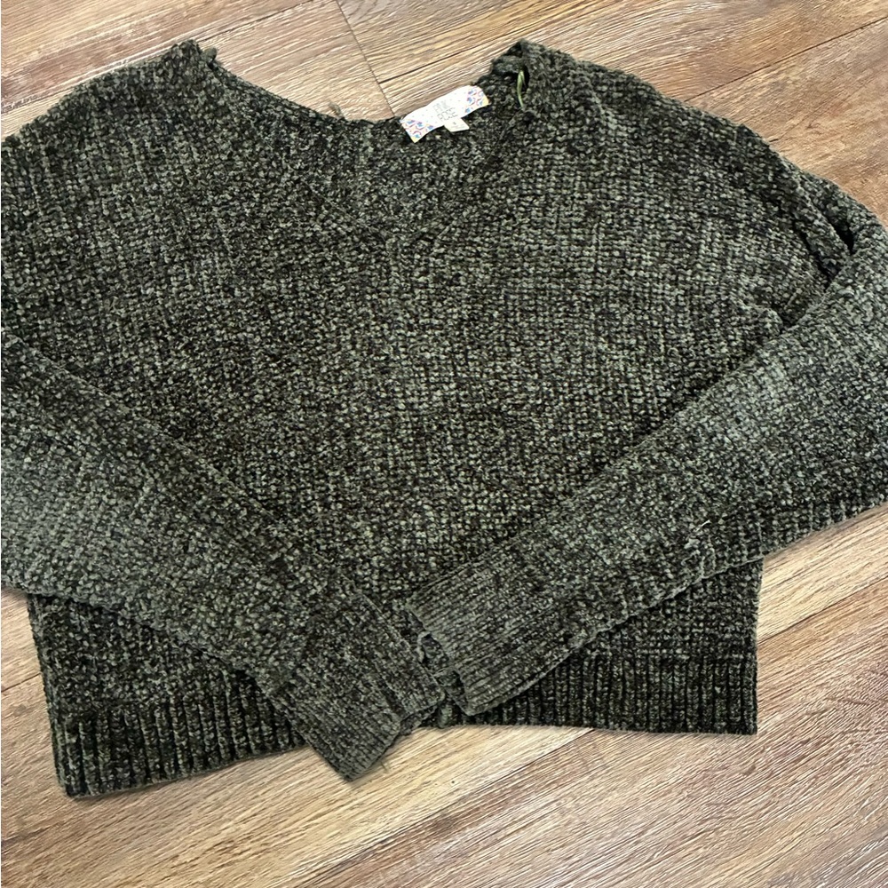 Cozy Olive Green Women's Sweater